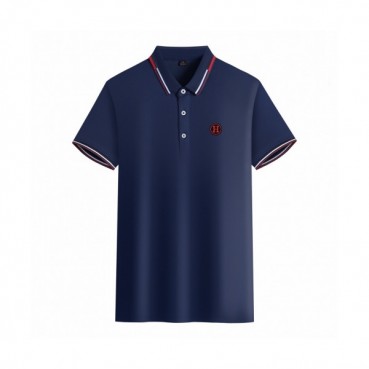 [에르메스]Hermes 2020 Mens Silket Short Sleeved Polo Tshirts - 에르메스 2020 남성 실켓 폴로 반팔티 Her0497x.Size(m 