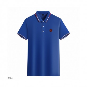 [에르메스]Hermes 2020 Mens Silket Short Sleeved Polo Tshirts - 에르메스 2020 남성 실켓 폴로 반팔티 Her0494x.Size(m 