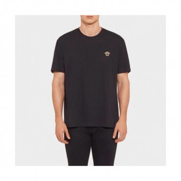 [베르사체]Versace 2020 Mens Logo Silket Short Sleeved Tshirts - 베르사체 2020 남성 메두사 실켓 반팔티 Ver0672x.Size(s 
