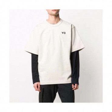 [요지야마모토]Y-3 2020 Mens Logo Basic Cotton Short Sleeved Tshirts 