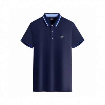 [알마니]Armani 2020 Mens Logo Silket Short Sleeved Tshirts - 알마니 2020 남성 로고 실켓 반팔티 Arm0720x.Size(m 