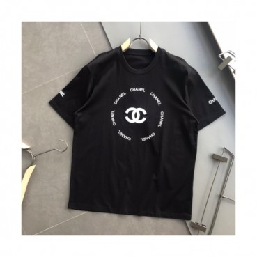 [샤넬]Chanel 2020 Mm/Wm 'CC' Logo Cotton Short Sleeved Tshirts - 샤넬 2020 남/녀 'CC'로고 코튼 반팔티 Cnl0595x.Size(s 
