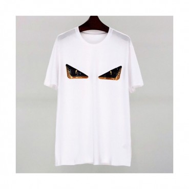 [펜디]Fendi 2020 Mens Logo Casual Short Sleeved Tshirts - 펜디 2020 남성 로고 캐쥬얼 코튼 반팔티 Fen0749x.Size(xl 