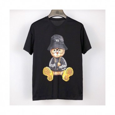 [요지야마모토]Y-3 2020 Mens Logo Basic Cotton Short Sleeved Tshirts 