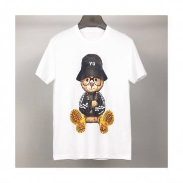 [요지야마모토]Y-3 2020 Mens Logo Basic Cotton Short Sleeved Tshirts 