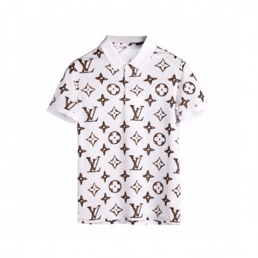 [루이비통]Louis vuitton 2020 Mens Logo Cotton Short Sleeved Polo Tshirts - 루이비통 2020 남성 로고 코튼 폴로 반팔티 Lou02023x.Size(m 