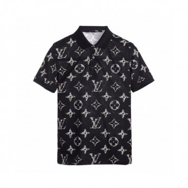 [루이비통]Louis vuitton 2020 Mens Logo Cotton Short Sleeved Polo Tshirts - 루이비통 2020 남성 로고 코튼 폴로 반팔티 Lou02022x.Size(m 