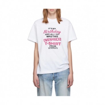 [베트멍]Vetements 2020 Mm/Wm Printing Logo Cotton Short Sleeved Oversize Tshirts - 베트멍 2020 남/녀 프린팅 로고 코튼 오버사이즈 반팔티 Vet0080x.Size(xs 