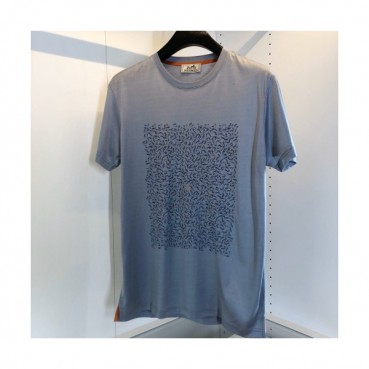 [에르메스]Hermes 2020 Mens Crew-neck Silket Short Sleeved Tshirts 