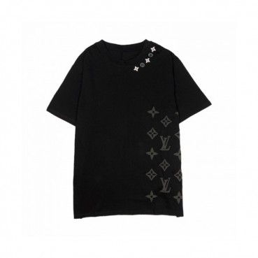 Louis vuitton 2020 Mens Logo Cotton Short Sleeved Tshirts - 루이비통 2020 남성 로고 코튼 반팔티 Lou02008x.Size(s 