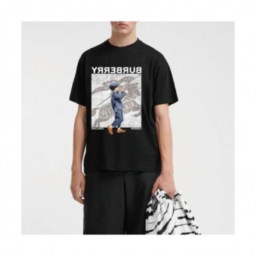 [버버리]Burberry 2020 Mm/Wm Logo Cotton Short Sleeved Tshirts - 버버리 2020 남/녀 로고 코튼 반팔티 Bur02787x.Size(s 