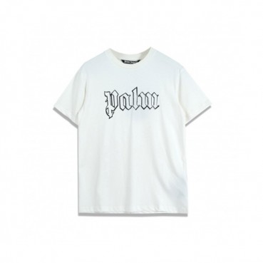 [팜 엔젤스]Palm Angels 2020 Mm/Wm Logo Cotton Short Sleeved Tshirts - 팜 엔젤스 2020 남/녀 로고 코튼 반팔티셔츠 Pam0160x.Size(xs 