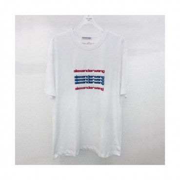 [매장판]Alexsander Wang 2020 Mens Logo Cotton Short Sleeved Tshirts - 알렉산더왕 2020 남성 로고 코튼 반팔티 Alw0123x.Size(s 