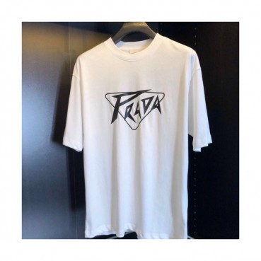 [프라다]Prada 2020 Mens Basic Logo Silket Short Sleeved Tshirts  - 프라다 2020 남성 베이직 로고 실켓 반팔티 Pra01094x.Size(s 