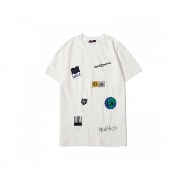 Louis vuitton 2020 Mens Logo Cotton Short Sleeved Tshirts - 루이비통 2020 남성 로고 코튼 반팔티 Lou01993x.Size(s 