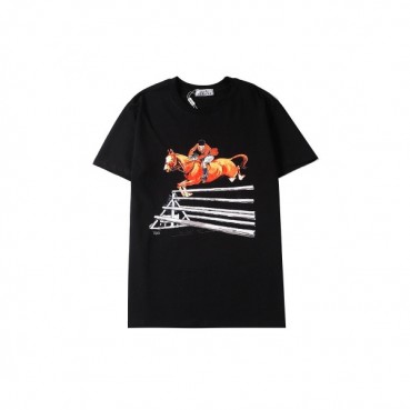 [에르메스]Hermes 2020 Mens Crew-neck Silket Short Sleeved Tshirts 
