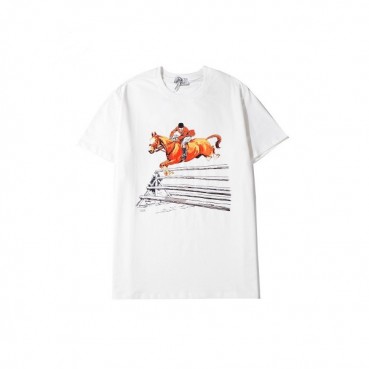 [에르메스]Hermes 2020 Mens Crew-neck Silket Short Sleeved Tshirts 