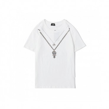 [펜디]Fendi 2020 Mens Logo Casual Short Sleeved Tshirts - 펜디 2020 남성 로고 캐쥬얼 코튼 반팔티 Fen0747x.Size(s 