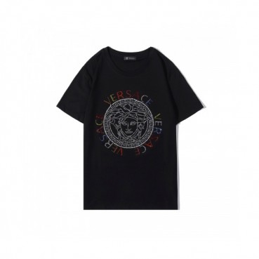 [베르사체]Versace 2020 Mens Logo Silket Short Sleeved Tshirts - 베르사체 2020 남성 메두사 실켓 반팔티 Ver0664x.Size(s 