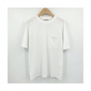 [아크네]Acne 2020 Studios Mm/Wm Logo Cotton Short Sleeved Tshirts - 아크네 스튜디오 2020 남/녀 로고 코튼 반팔티 Acn0080x.Size(s 