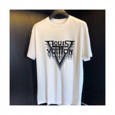 Louis vuitton 2020 Mens Logo Cotton Short Sleeved Tshirts - 루이비통 2020 남성 로고 코튼 반팔티 Lou01971x.Size(m 