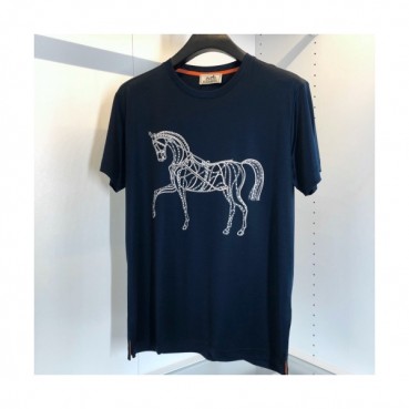 [에르메스]Hermes 2020 Mens Silket Short Sleeved Polo Tshirts - 에르메스 2020 남성 실켓 폴로 반팔티 Her0486x.Size(m 