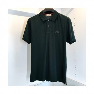 [에르메스]Hermes 2020 Mens Silket Short Sleeved Polo Tshirts - 에르메스 2020 남성 실켓 폴로 반팔티 Her0484x.Size(m 