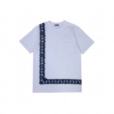 [디올]Dior 2020 Mens Casual Crew-neck Short Sleeved Tshirts 