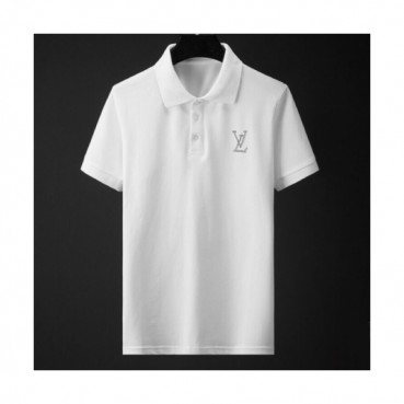 [루이비통]Louis vuitton 2020 Mens Logo Cotton Short Sleeved Polo Tshirts - 루이비통 2020 남성 로고 코튼 폴로 반팔티 Lou01949x.Size(m 