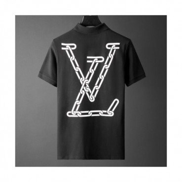 [루이비통]Louis vuitton 2020 Mens Logo Cotton Short Sleeved Polo Tshirts - 루이비통 2020 남성 로고 코튼 폴로 반팔티 Lou01948x.Size(m 