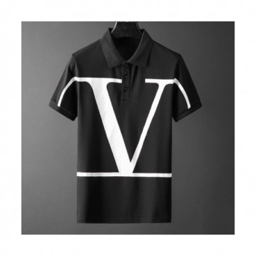 [발렌티노]Valentino 2020 Mens Logo Short Sleeved Polo Tshirts - 발렌티노 2020 남성 로고 폴로 반팔티 Val0417x.Size(m 