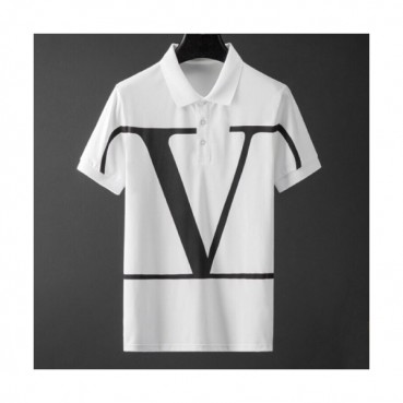[발렌티노]Valentino 2020 Mens Logo Short Sleeved Polo Tshirts - 발렌티노 2020 남성 로고 폴로 반팔티 Val0415x.Size(m 