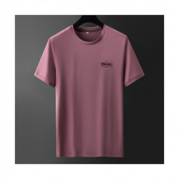 [프라다]Prada 2020 Mens Basic Logo Silket Short Sleeved Tshirts  - 프라다 2020 남성 베이직 로고 실켓 반팔티 Pra01086x.Size(m 