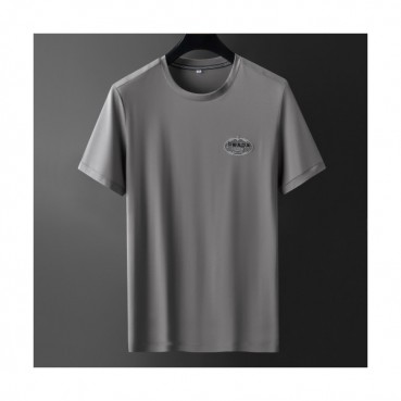 [프라다]Prada 2020 Mens Basic Logo Silket Short Sleeved Tshirts  - 프라다 2020 남성 베이직 로고 실켓 반팔티 Pra01085x.Size(m 