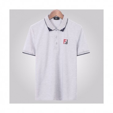 [펜디]Fendi 2020 Mens Logo Casual Short Sleeved Polo Tshirts - 펜디 2020 남성 로고 캐쥬얼 폴로 반팔티 Fen0738x.Size(m 