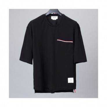 [톰브라운]Thom Browne 2020 Mm/Wm Casual Cotton Short Sleeved  Tshirts - 톰브라운 2020 남/녀 캐쥬얼 코튼 반팔티 Tho0846x.Size(m 