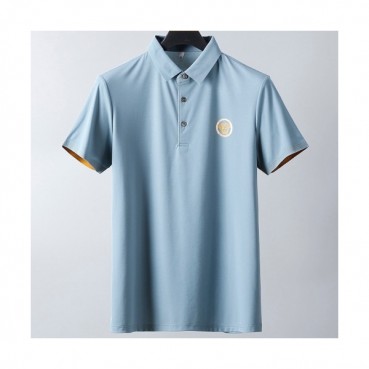 [베르사체]Versace 2020 Mens Logo Silket Short Sleeved Polo Tshirts - 베르사체 2020 남성 메두사 실켓 폴로 반팔티 Ver0659x.Size(m 
