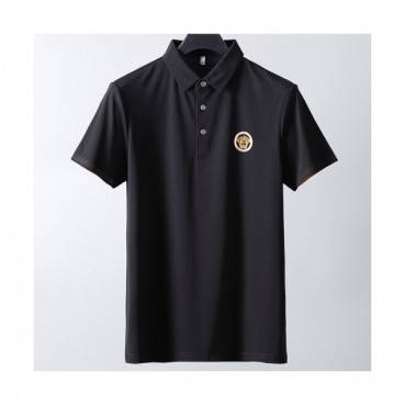 [베르사체]Versace 2020 Mens Logo Silket Short Sleeved Polo Tshirts - 베르사체 2020 남성 메두사 실켓 폴로 반팔티 Ver0658x.Size(m 