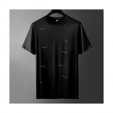 [프라다]Prada 2020 Mens Basic Logo Silket Short Sleeved Tshirts  - 프라다 2020 남성 베이직 로고 실켓 반팔티 Pra01080x.Size(m 