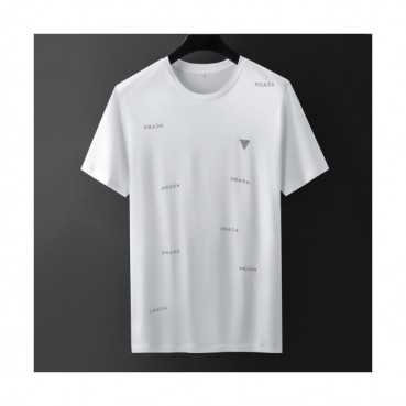 [프라다]Prada 2020 Mens Basic Logo Silket Short Sleeved Tshirts  - 프라다 2020 남성 베이직 로고 실켓 반팔티 Pra01079x.Size(m 