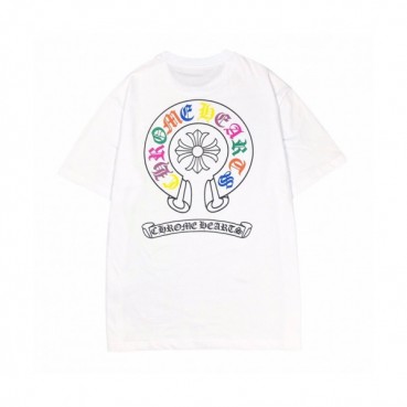 [크롬하츠]Chrome hearts 2020 Mens Logo Casual Short Sleeved Tshirts - 크롬하츠 2020 남성 로고 캐쥬얼 반팔티 Chr0188x.Size(s 