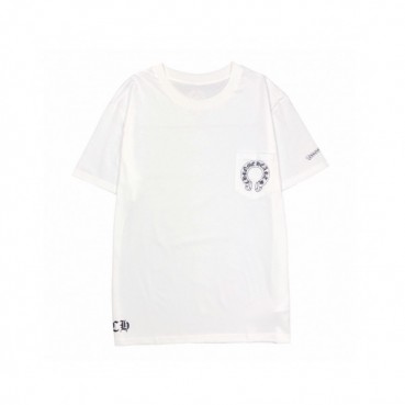 [크롬하츠]Chrome hearts 2020 Mens Logo Casual Short Sleeved Tshirts - 크롬하츠 2020 남성 로고 캐쥬얼 반팔티 Chr0176x.Size(s 