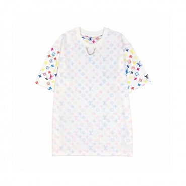 [루이비통]Louis vuitton 2020 Mm/Wm Logo Silket Short Sleeved Tshirts - 루이비통 2020 남/녀 로고 실켓 반팔티 Lou01910x.Size(s 