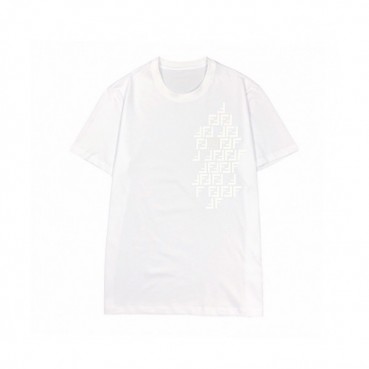 [펜디]Fendi 2020 Mens Logo Casual Short Sleeved Tshirts - 펜디 2020 남성 로고 캐쥬얼 코튼 반팔티 Fen0733x.Size(m 