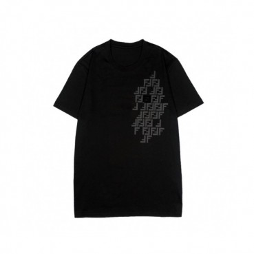 [펜디]Fendi 2020 Mens Logo Casual Short Sleeved Tshirts - 펜디 2020 남성 로고 캐쥬얼 코튼 반팔티 Fen0734x.Size(s 