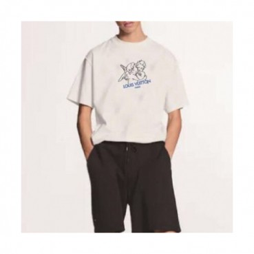 [루이비통]Louis vuitton 2020 Mm/Wm Logo Silket Short Sleeved Tshirts - 루이비통 2020 남/녀 로고 실켓 반팔티 Lou01905x.Size(s 