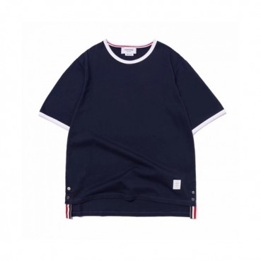 [톰브라운]Thom Browne 2020 Mm/Wm Casual Cotton Short Sleeved Polo Tshirts - 톰브라운 2020 남/녀 캐쥬얼 코튼 폴로 반팔티 Tho0831x.Size(m 
