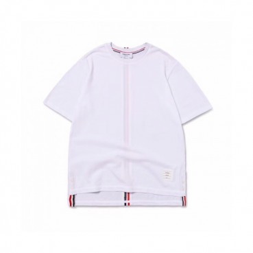 [톰브라운]Thom Browne 2020 Mm/Wm Casual Cotton Short Sleeved Polo Tshirts - 톰브라운 2020 남/녀 캐쥬얼 코튼 폴로 반팔티 Tho0827x.Size(m 