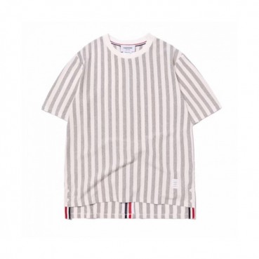 [톰브라운]Thom Browne 2020 Mm/Wm Casual Cotton Short Sleeved Polo Tshirts - 톰브라운 2020 남/녀 캐쥬얼 코튼 폴로 반팔티 Tho0826x.Size(m 