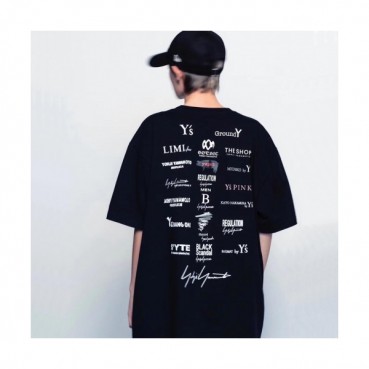 [요지야마모토]Y-3 2020 Mens Logo Basic Cotton Short Sleeved Tshirts 